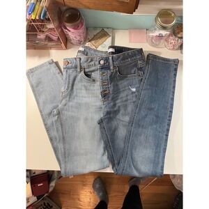 Lot of 2 Lauren Conrad Skinny Jeans High Rise |‎ Size 2